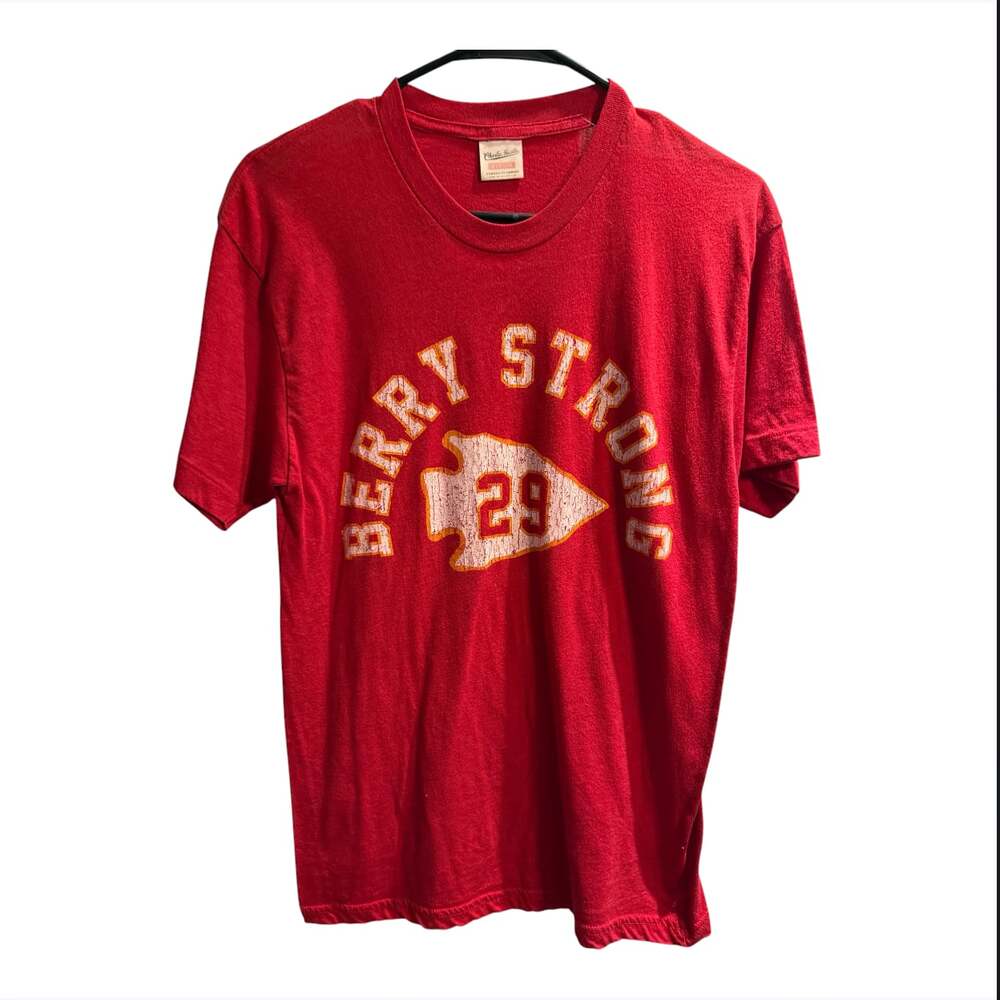 Charlie Hustle 'Berry Strong' Kansas City Chiefs Eric Berry #29 T-Shirt